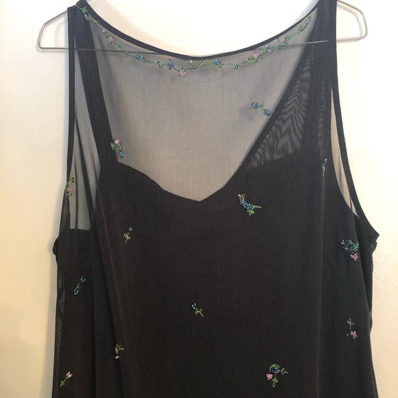 Vintage BCBG Maxazria beaded dress - Picture 3 of 6
